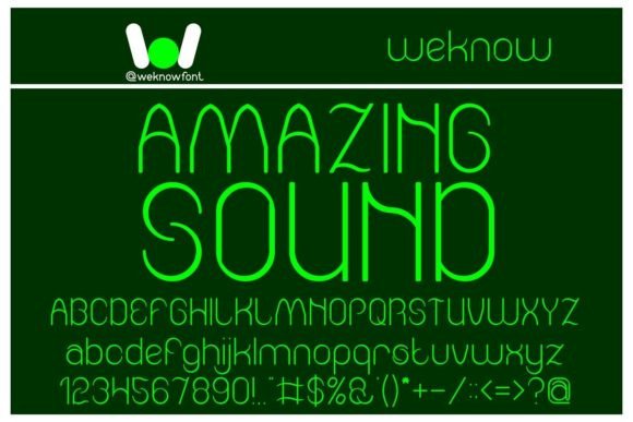 Amazing Sound: The Font for Eye-Catching Brand Visuals