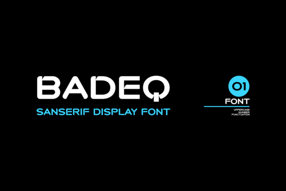 Badeq Font: Clean Display Typography for Digital Campaigns