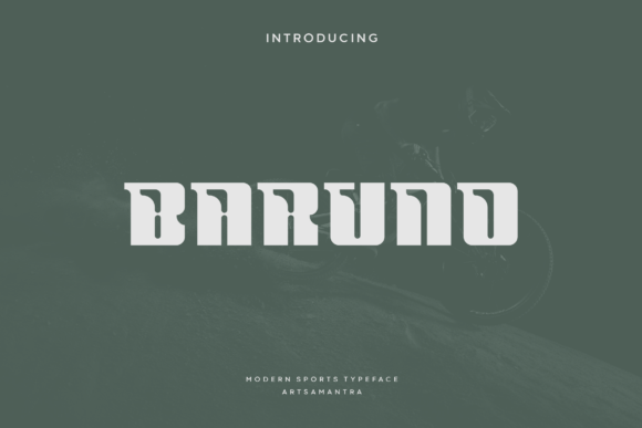 Baruno: A Bold and Vibrant Typeface for Editorial Design