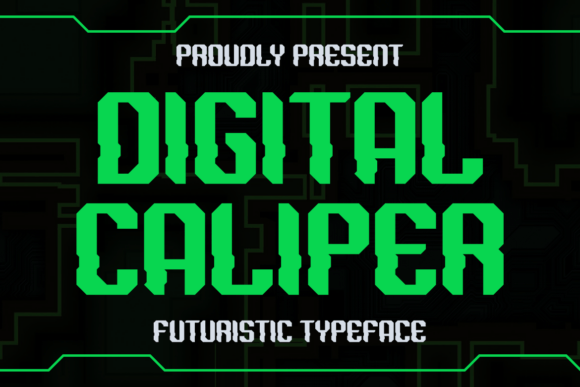Bringing Modernity to Branding with Digital Caliper Font