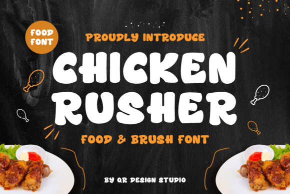 Chicken Rusher Font: Adding Joy to Editorial Layouts