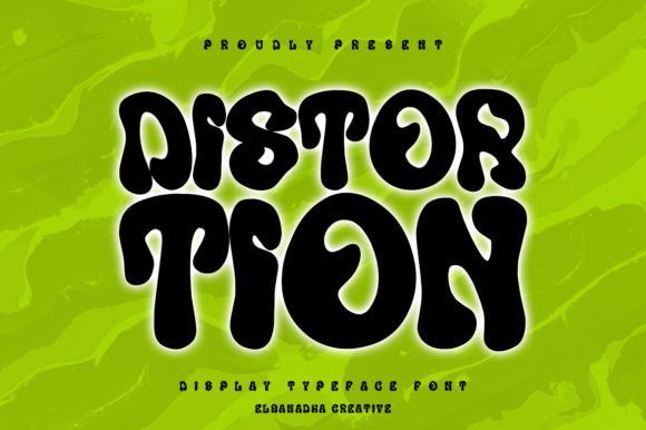 Distortion: A Playful Display Font for Your Brand