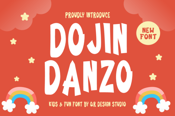 Dojin Danzo Font: Joyful Display Type for Crafters