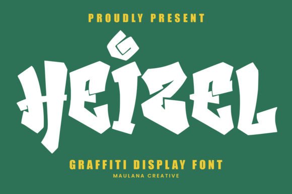 Heizel Graffiti Font: Bold Branding for Small Business