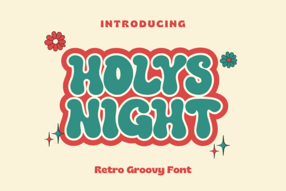 Holys Night Font: A Retro Display Typeface for Editorial Design