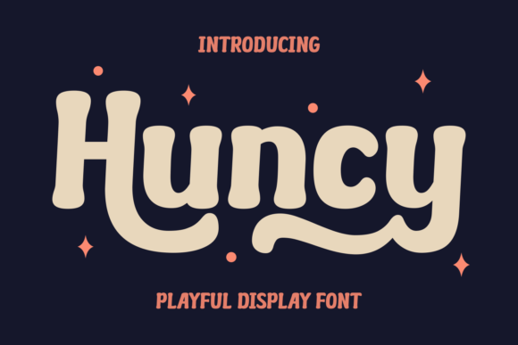 Huncy Font: Joyful Display Typography for Editorial Design