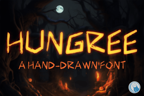 Hungree: A Bold Display Font for Edgy Web Design
