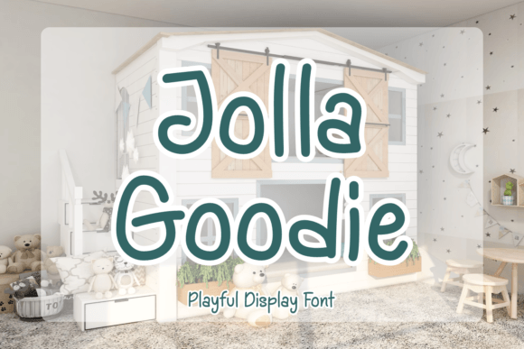 Jolla Goodie Font: A Friendly Display Typeface for Editorial Design