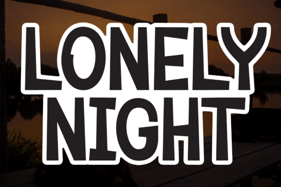 Lonely Night: A Charming Handwritten Font for Creative Campaigns