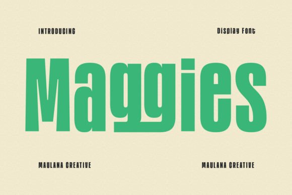 Maggies Font: Modern Branding for Small Business