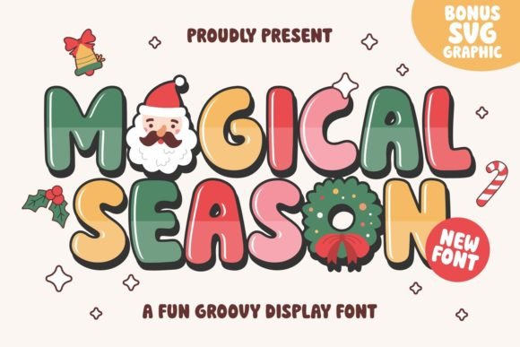 Magical Season Font: A Retro Display Typeface for Branding
