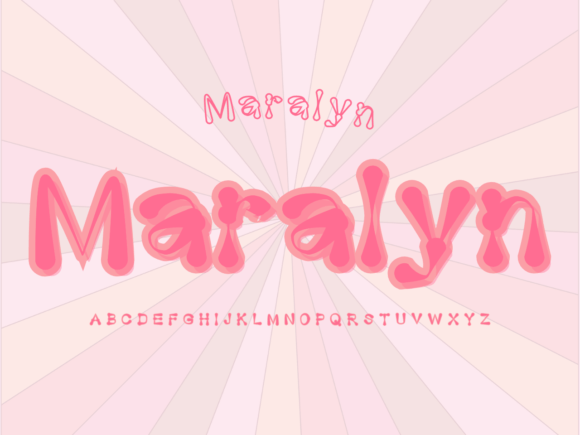 Maralyn Font Review: Whimsical Display Type for Branding