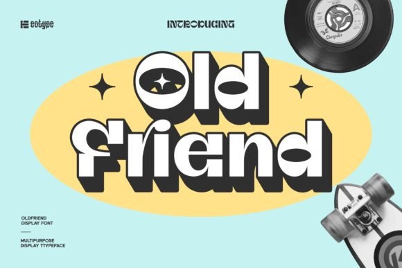 Oldfriend Font: Playful Display Type for Handmade Products