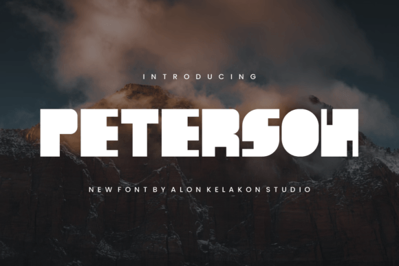 Peterson Font: Whimsical Display Type for Makers
