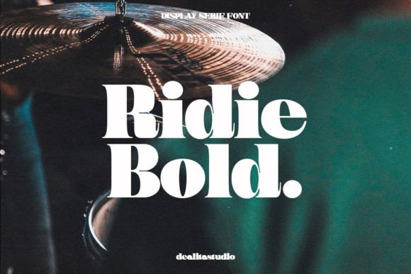 Ridie Font: Adding Playful Pop to Brand Identity