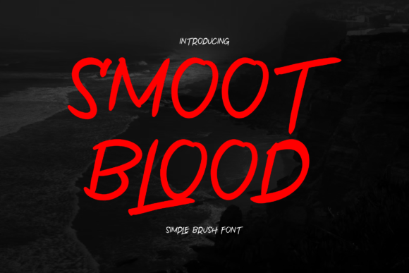 Smoot Blood: A Versatile Display Font for Editorial Design