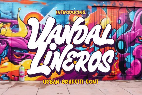 Vandal Lineros Font: A Display Typeface for Bold Campaigns