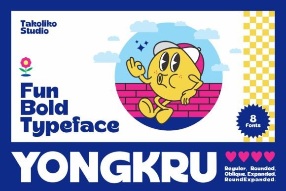 Yongkru Font: Adding Retro Charm to Small Business Branding