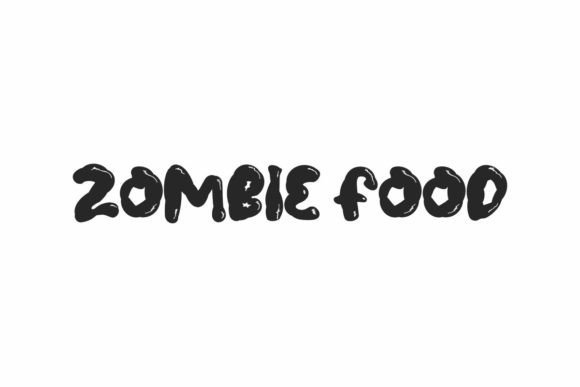 Zombie Food: A Unique Display Font for Creative Web Design